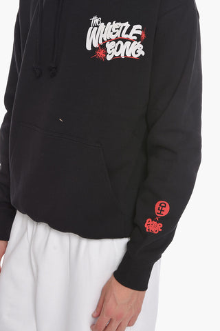 FRANKIE KNUCKLES Felpa Hoodie UNISEX in Cotone Felpato Stampata