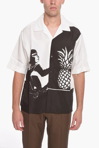 Camicia MONKEY in Viscosa Bicolore
