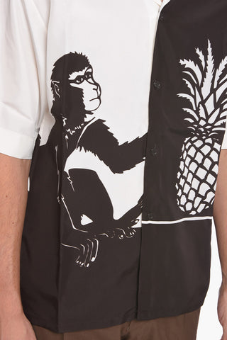 Camicia MONKEY in Viscosa Bicolore