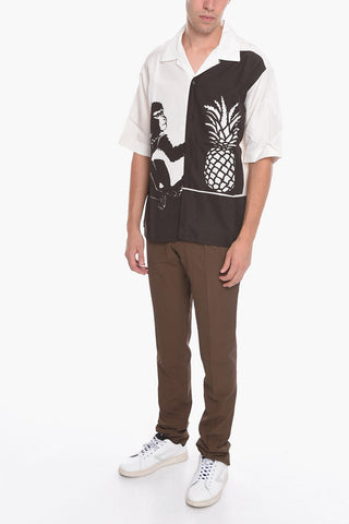 Camicia MONKEY in Viscosa Bicolore