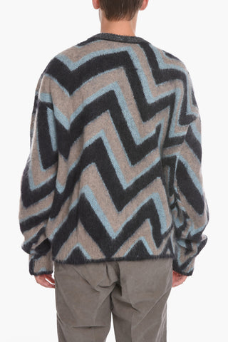 YEAR OF THE RABBIT Geometric Motif Cashmere Blend Pullover