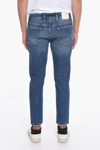 Jeans REGGAE in Denim Stretch con Abbottonatura Frontale 16cm