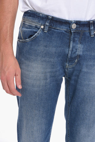 Jeans REGGAE in Denim Stretch con Abbottonatura Frontale 16cm