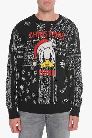 DISNEY Embroidered CHRISTMAS MOOD Crew-neck Sweater