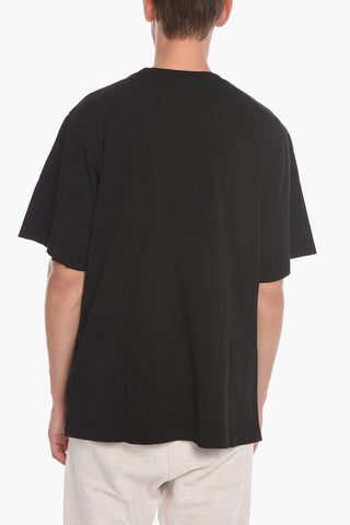 Cotton Crew-Neck T-shirt with Contrast Print