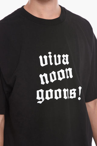 Cotton Crew-Neck T-shirt with Contrast Print