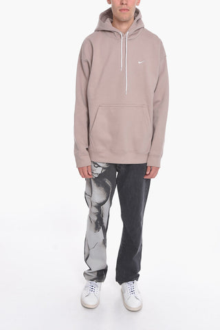 Felpa Hoodie in Cotone Felpato