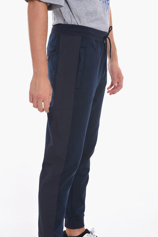 Joggers con Bande Laterali in Nylon 