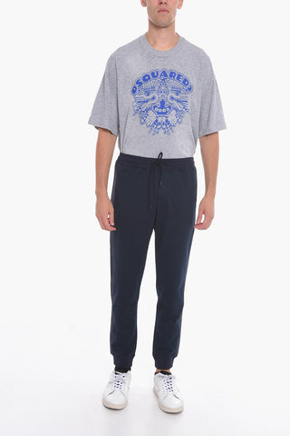Joggers con Bande Laterali in Nylon 