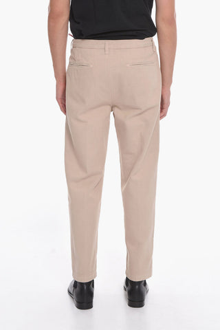 Cotton and Silk Double Pleat STALL02 Pants