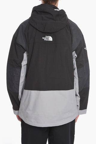 Nylon Utility Jacket with Hood and Hidden Closure