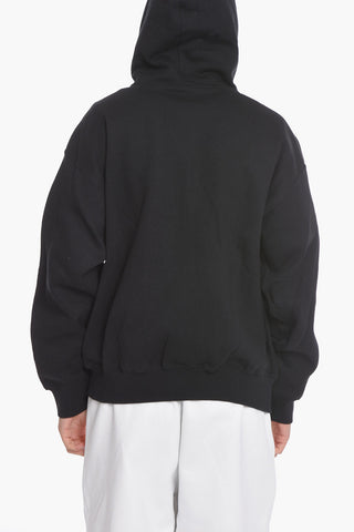 Felpa Hoodie a 2 Tasche con Chiusura Zip