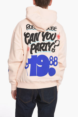 Printed Fleeced Cotton Hoodie