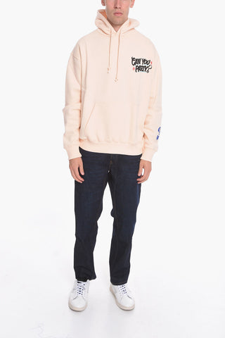Printed Fleeced Cotton Hoodie