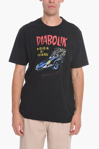 DIABOLIK Front Printed Crew-neck T-Shirt