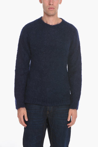 Maglia Girocollo in Misto Mohair