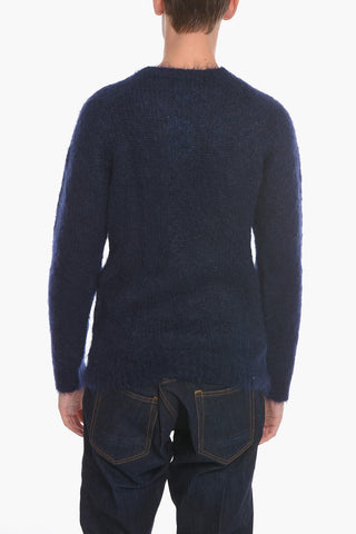 Maglia Girocollo in Misto Mohair