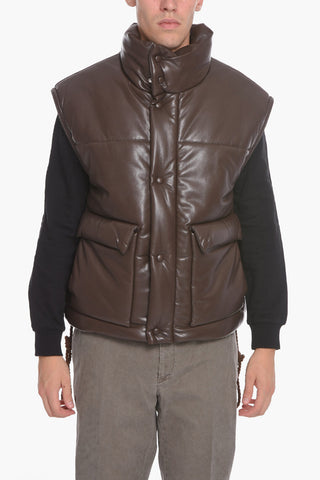 Eco-leather JOVAN Padded Vest