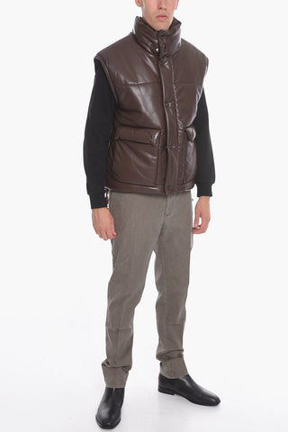 Eco-leather JOVAN Padded Vest