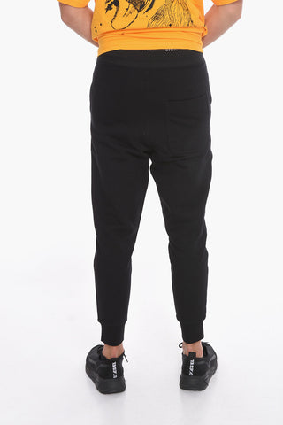 ADIDAS Cotton Joggers with Drawstring Waist
