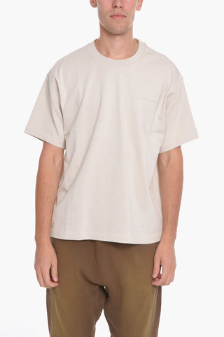 HUMANRACE Solid Color Crew-neck T-Shirt