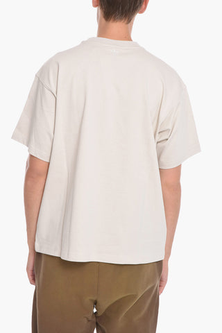 HUMANRACE Solid Color Crew-neck T-Shirt