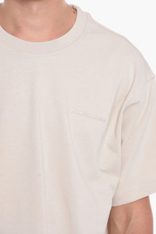 HUMANRACE Solid Color Crew-neck T-Shirt
