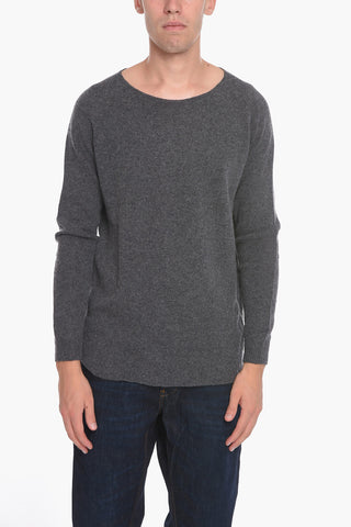 EYE MAN MERZ B. SCHWANEN Solid Color Crew-neck Sweater