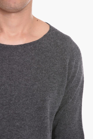 EYE MAN MERZ B. SCHWANEN Solid Color Crew-neck Sweater