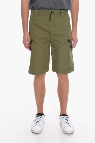 Rip Stop Checked Cargo Shorts