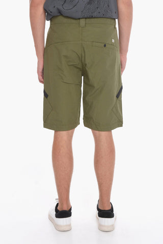 Rip Stop Checked Cargo Shorts