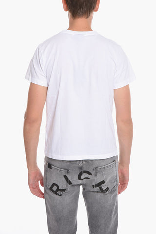 T-Shirt Girocollo con Teschio Stampato