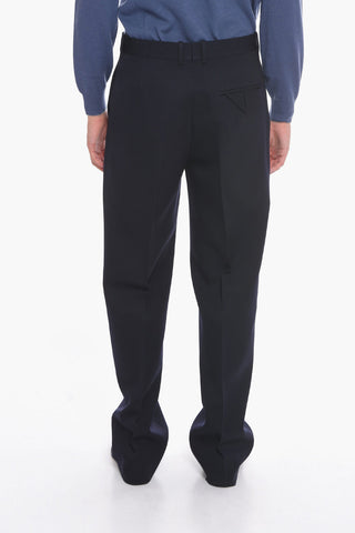Cotton-gros-grain Tailored Pants