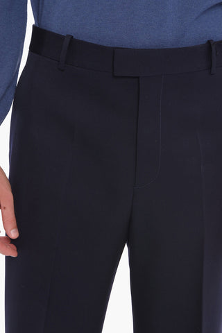 Cotton-gros-grain Tailored Pants