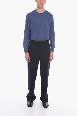 Cotton-gros-grain Tailored Pants