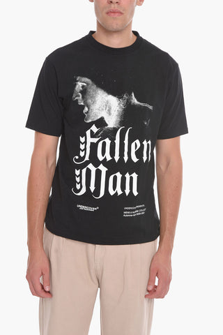 JUN TAKAHASHI Crew-Neck T-shirt with Gothic Print