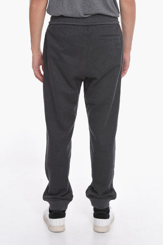 Joggers 3 Tasche in Misto Cotone con Polsini