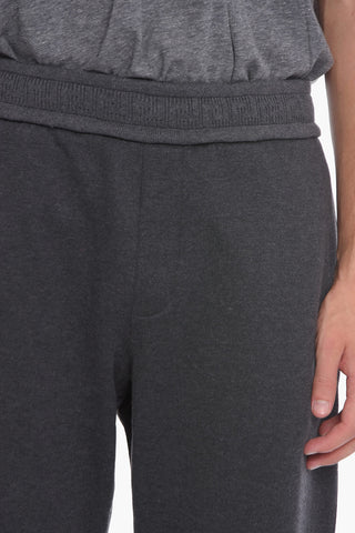 Joggers 3 Tasche in Misto Cotone con Polsini