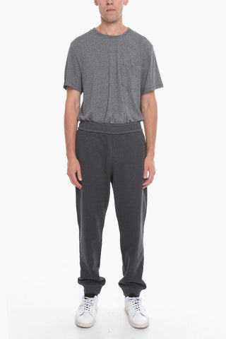 Joggers 3 Tasche in Misto Cotone con Polsini