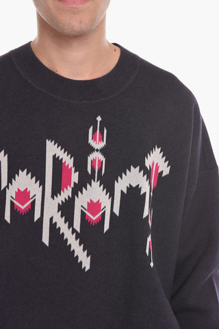 Maglia in Misto Cotone ARCHIE con Motivo Chevron