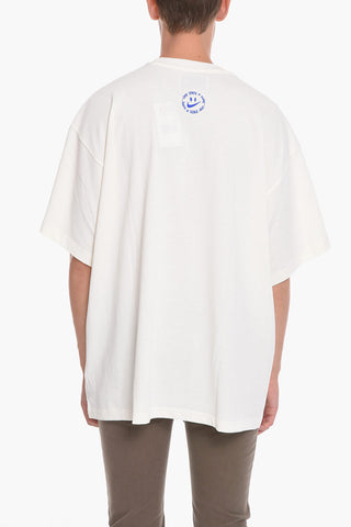 Cotton Crew-Neck T-shirt with Have a Nike Day Print