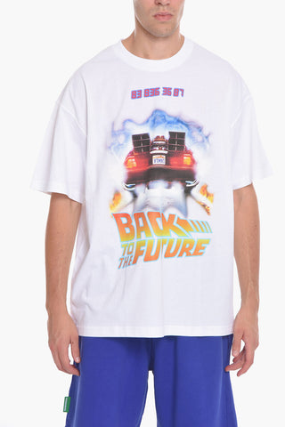 Crew Neck BACK TO THE FUTURE Cotton T-Shirt