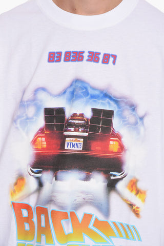 Crew Neck BACK TO THE FUTURE Cotton T-Shirt