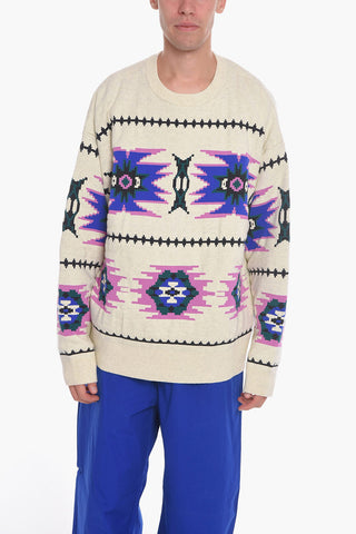 Chevron Patterned MALDENY Lined Pullover