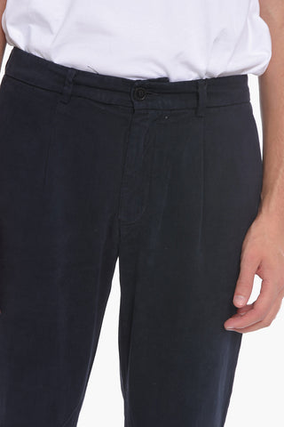 Pantaloni a 1 Pince in Tinta Unita con Passanti