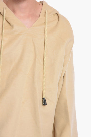 Felpa Hoodie UNISEX MOSHE in Misto Lana