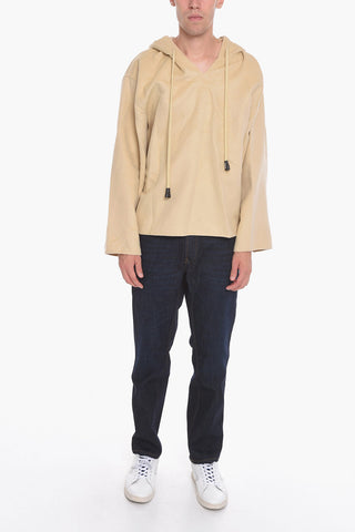 Felpa Hoodie UNISEX MOSHE in Misto Lana