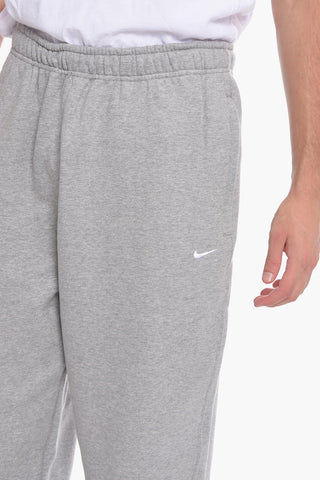 Solid Color Loose Fit Joggers with Fleeced Inner