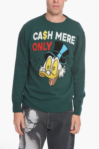 DISNEY Maglia Girocollo con Maxi Ricamo Frontale