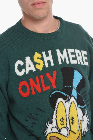 DISNEY Maglia Girocollo con Maxi Ricamo Frontale